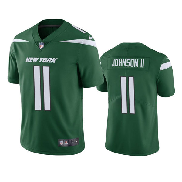  Youth New York Jets #11 Jermaine Johnson II Nike Gotham Green Limited Jersey 