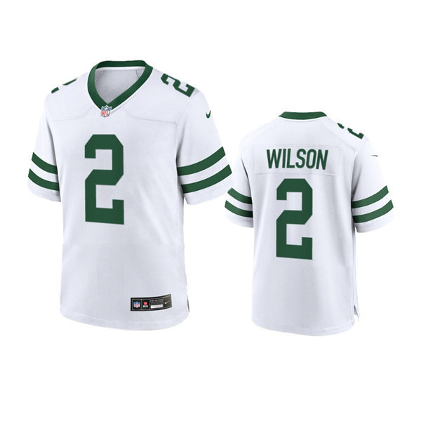  Youth New York Jets #2 Zach Wilson White Legacy Game Jersey 