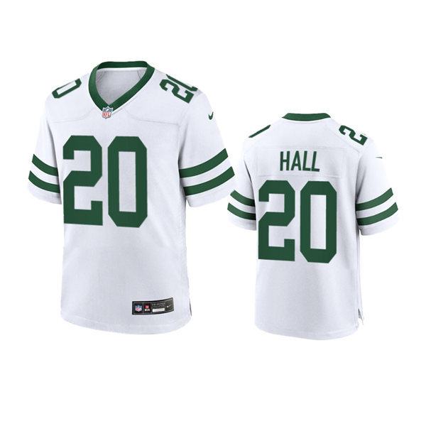  Youth New York Jets #20 Breece Hall White Legacy Game Jersey 