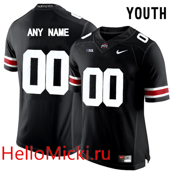  Youth Ohio State Buckeyes Customized College Football Limited Jersey - Black 