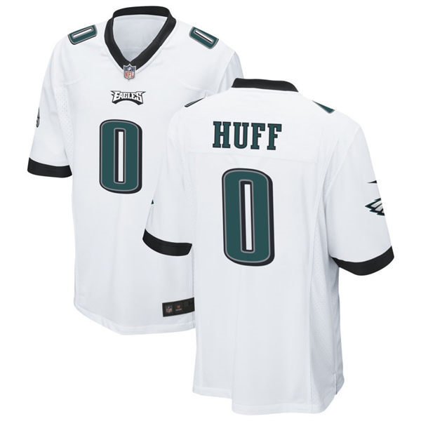  Youth Philadelphia Eagles #0 Bryce Huff Nike White Limited Jersey 