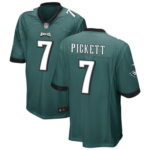  Youth Philadelphia Eagles #7 Kenny Pickett Nike Midnight Green Limited Player Jersey 