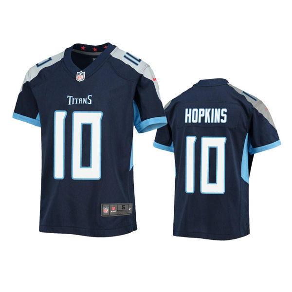  Youth Tennessee Titans #10 DeAndre Hopkins Nike Navy Limited Jersey 