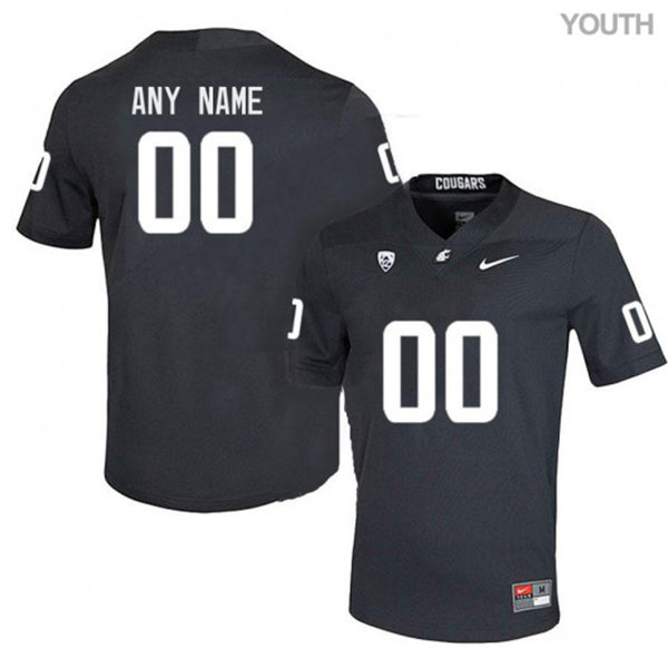  Youth Washington State Cougars Custom Jason Gesser Ryan Leaf Timm RosenbachGeorge Reed Mike Utley Byron Bailey Pewter Nike Football Jersey 