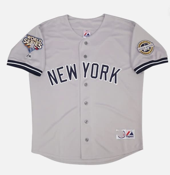 009 New York Yankees World Series Road Jersey