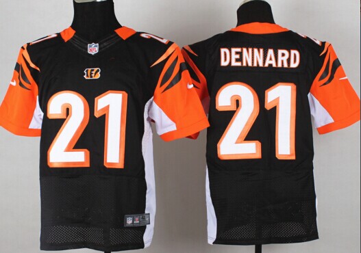 2014 NFL Draft Cincinnati Bengals #21 Darqueze Dennard Black Team Color Elite Jersey