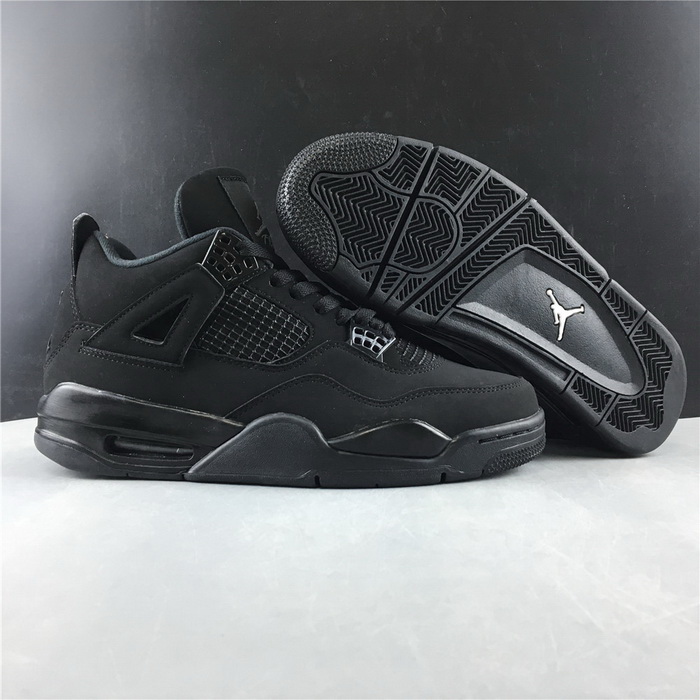 Air Jordan 4 Retro Black Cat Men Shoes