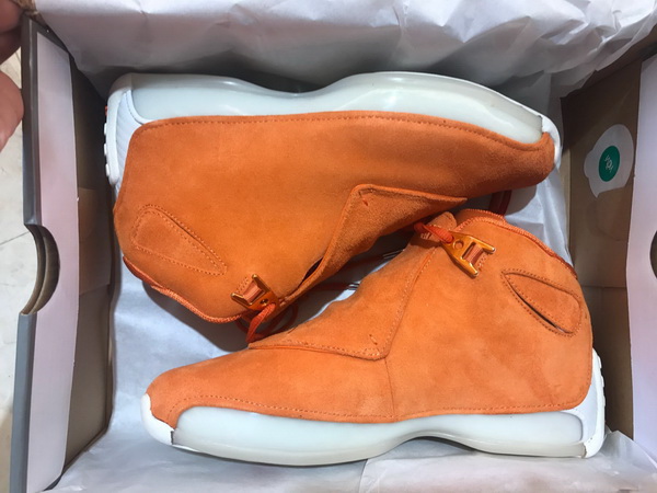 Air Jordan 18 Retro Cattle hide yellow Men Shoes