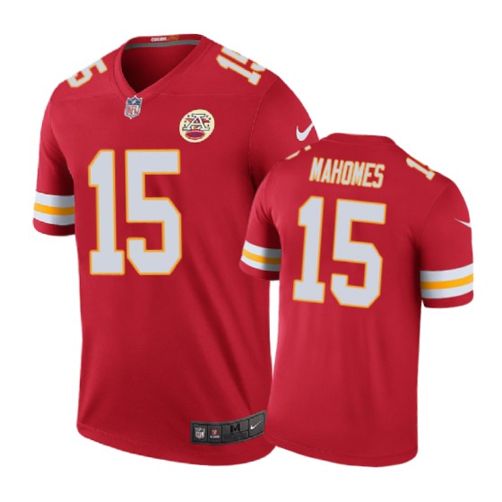 15 color rush patrick mahomesred jersey