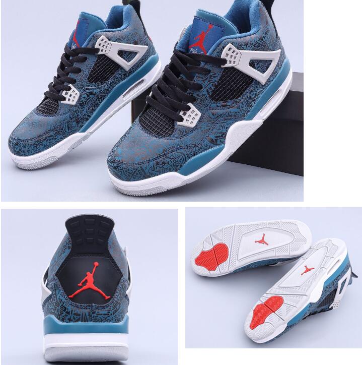 Air Jordan 4 Retro Laser Blue Men Shoes