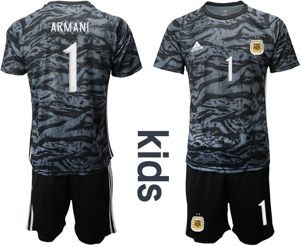 Kids Argentina Short Soccer Jerseys 004