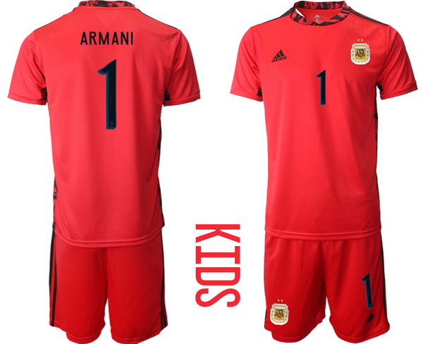 Kids Argentina Short Soccer Jerseys 006