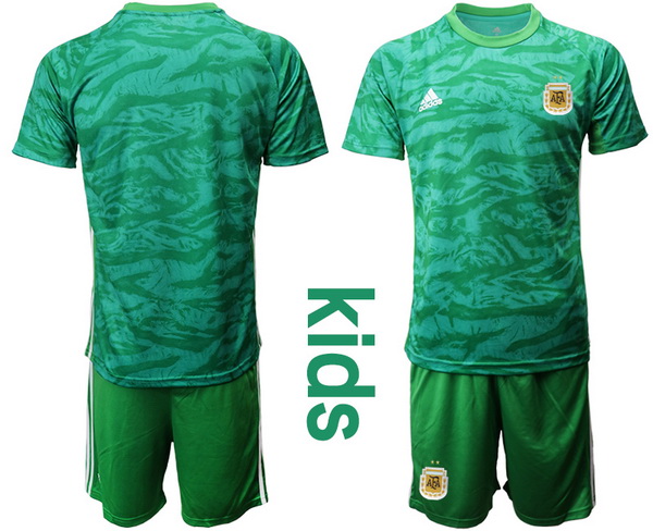 Kids Argentina Short Soccer Jerseys 019