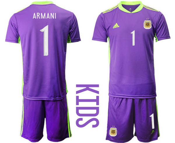 Kids Argentina Short Soccer Jerseys 036