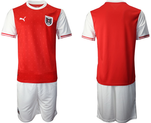 Mens Austria Short Soccer Jerseys 002