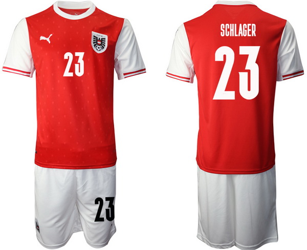 Mens Austria Short Soccer Jerseys 004