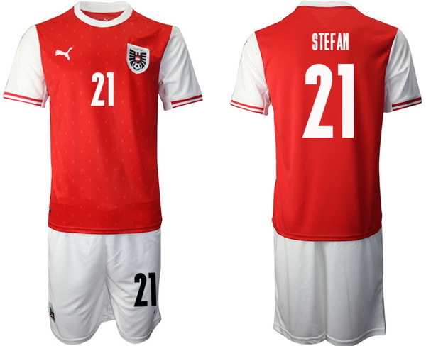 Mens Austria Short Soccer Jerseys 005