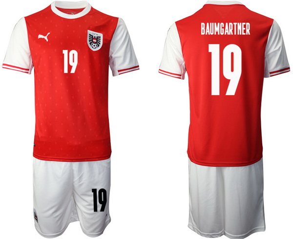 Mens Austria Short Soccer Jerseys 006