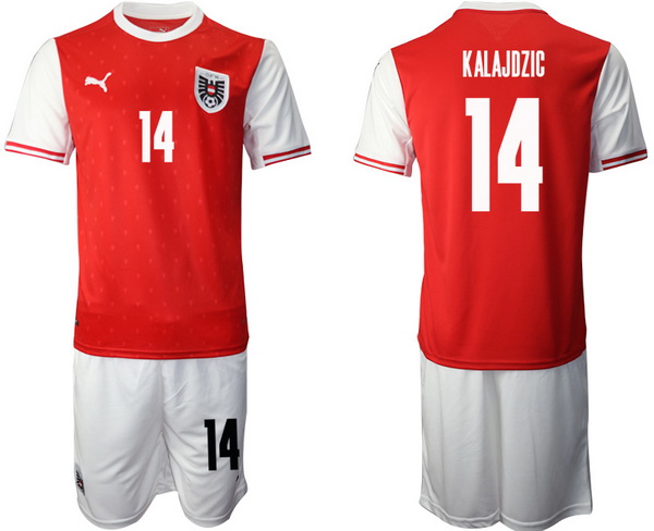 Mens Austria Short Soccer Jerseys 007