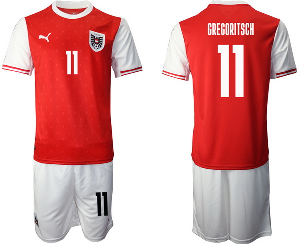 Mens Austria Short Soccer Jerseys 008