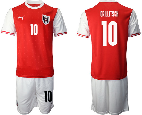 Mens Austria Short Soccer Jerseys 009