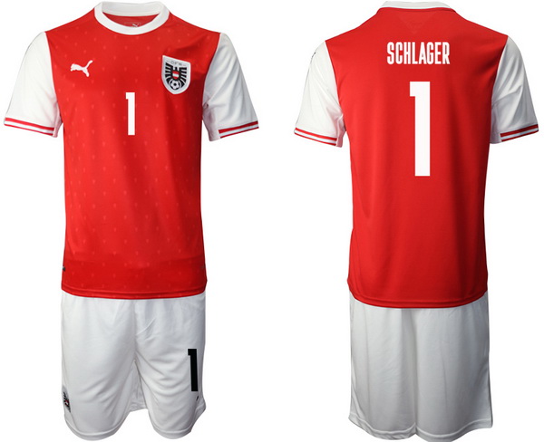 Mens Austria Short Soccer Jerseys 012