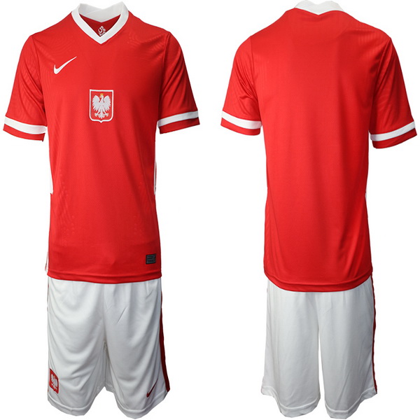Mens Poland Short Soccer Jerseys 005