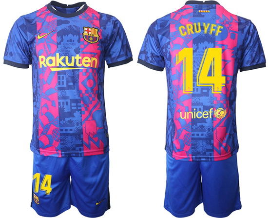 Men Barcelona Soccer Jersey 012