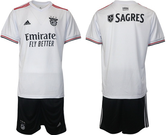 Men Benfica Soccer Blank Jersey 001