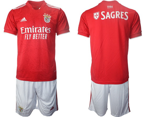 Men Benfica Soccer Blank Jersey 003 Customized