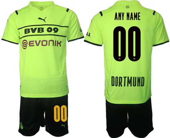 Men Borussia Dortmund Soccer Jersey 001 Customized