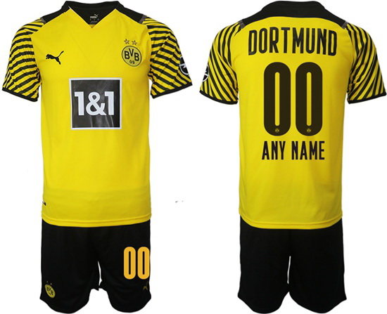 Men Borussia Dortmund Soccer Jersey 039 Customized