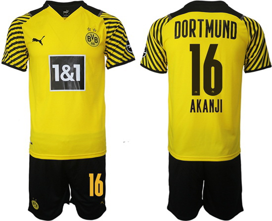 Men Borussia Dortmund Soccer Jersey 046