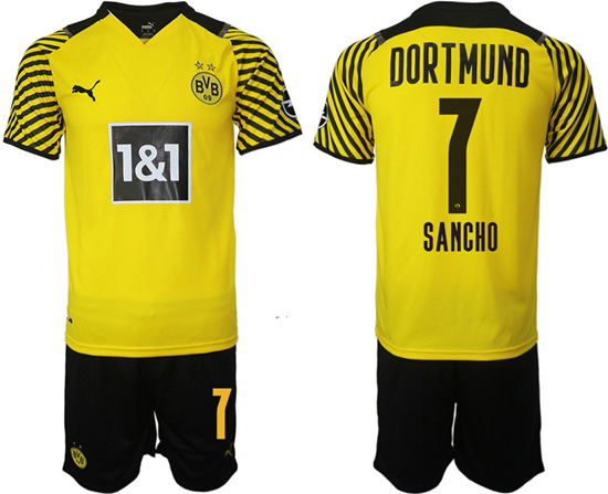 Men Borussia Dortmund Soccer Jersey 053