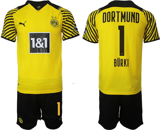 Men Borussia Dortmund Soccer Jersey 057
