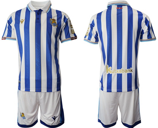 Men Camiseta Macron de Real Sociedad Soccer Jersey Customized