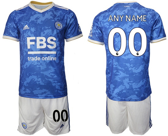 Men Leicester City Soccer Jersey 012 Customized