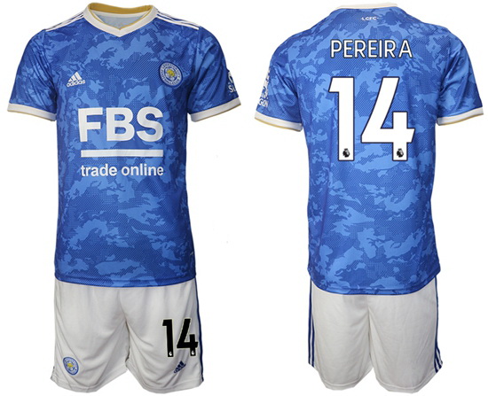 Men Leicester City Soccer Jersey 014