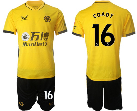 Men Wolverhampton Wanderers Soccer Jerseys 010