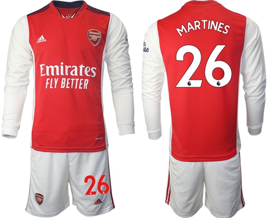 Men Arsenal Long Sleeve Soccer Jerseys 503