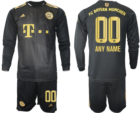 Men Bayern Long Sleeve Soccer Jerseys 500 Customized