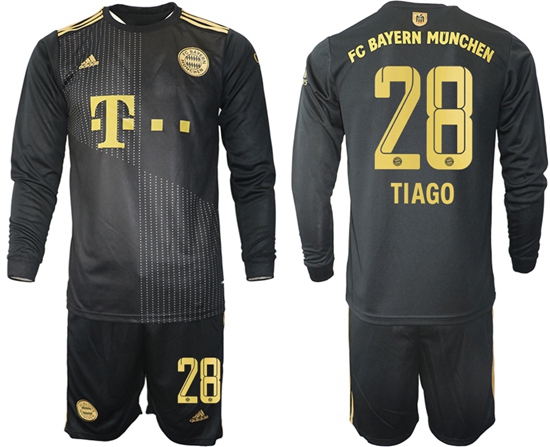 Men Bayern Long Sleeve Soccer Jerseys 502
