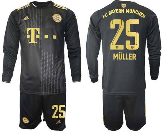 Men Bayern Long Sleeve Soccer Jerseys 503