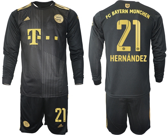 Men Bayern Long Sleeve Soccer Jerseys 505