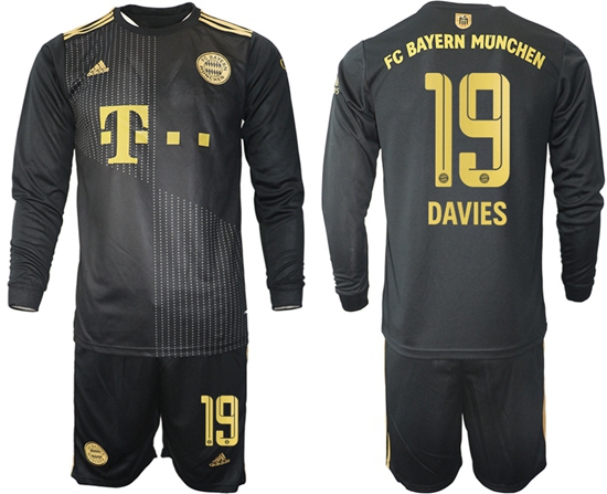 Men Bayern Long Sleeve Soccer Jerseys 506