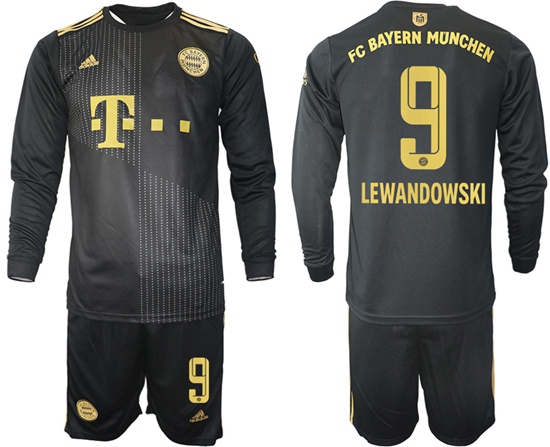 Men Bayern Long Sleeve Soccer Jerseys 509