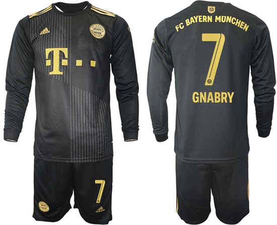 Men Bayern Long Sleeve Soccer Jerseys 511