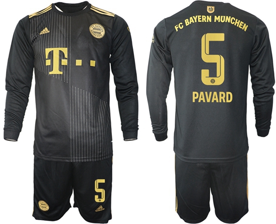 Men Bayern Long Sleeve Soccer Jerseys 513