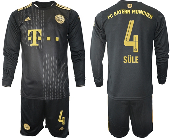 Men Bayern Long Sleeve Soccer Jerseys 514