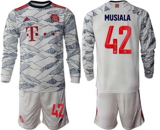 Men Bayern Long Sleeve Soccer Jerseys 518
